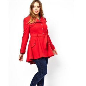 ASOS Curve Swing Peacoat